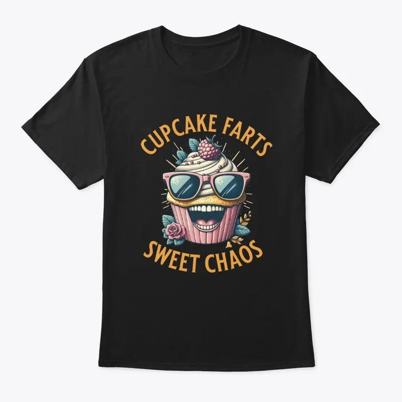 Cupcake Farts Sweet Chaos men's t-shirt